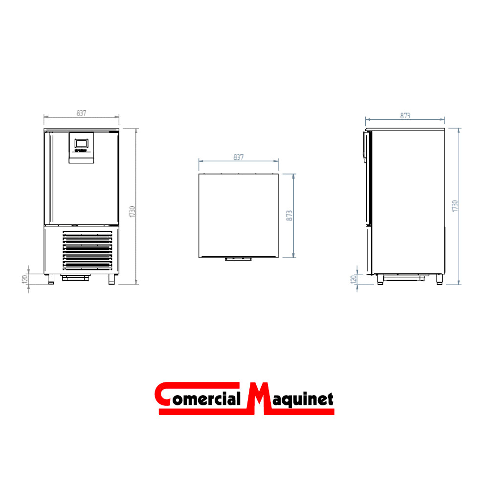 Abatidor 10 Bandejas GN 1/1 Modelo ABT101L Infrico