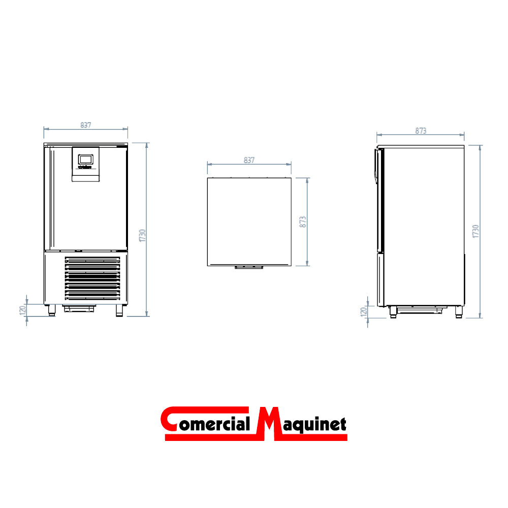 Abatidor 14 Bandejas GN 1/1 Modelo ABT141L Infrico