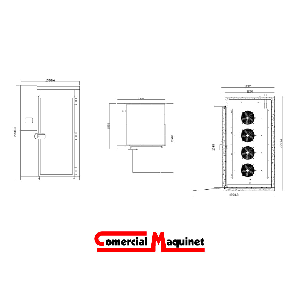 Abatidor Carro 20 Bandejas GN 2/1 Modelo ABT202C Infrico