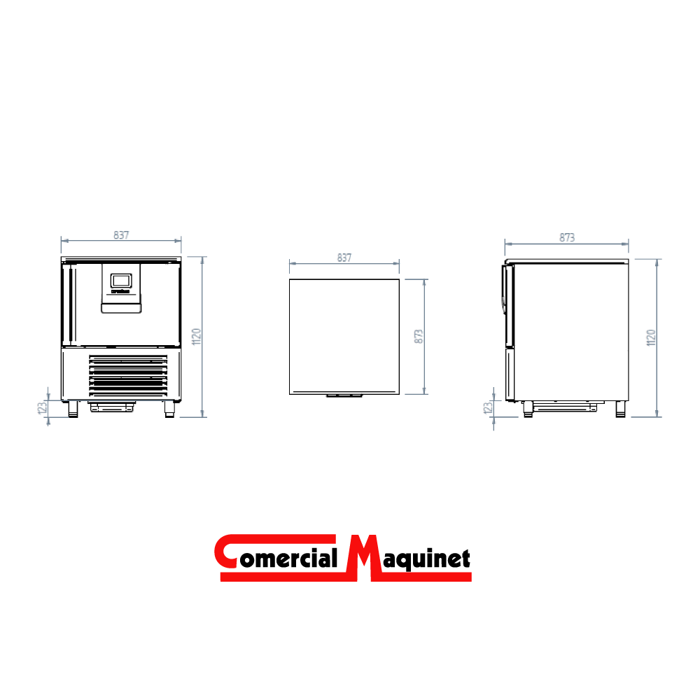 Abatidor 7 Bandejas GN 1/1 Modelo ABT71L Infrico