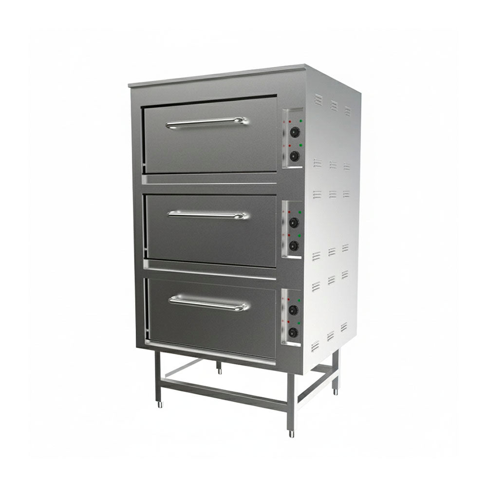 Horno electrico 3 camaras bajas 380v 50hz