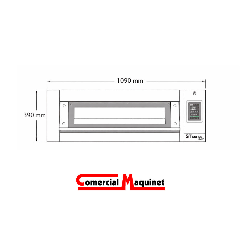 Horno pizzero eléctrico STZ 433 v5 Fm Industrial